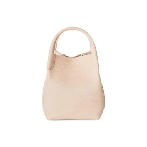 Loro Piana Коровья кожа Одно плечо Сумка Мини Женские Крем Мед Солнце Золотой