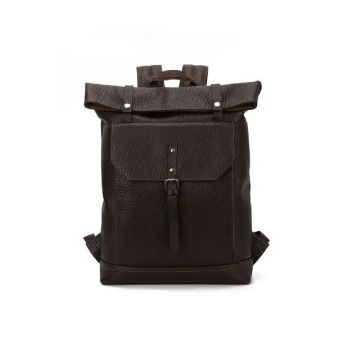 TTaG．baG Первый слой зернистая коровья кожа рюкзак стандартный мужской многоцветный
