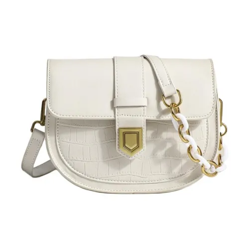 TTaG．baG ПУ (полиуретан) Сумка через плечо Женская Экрю Черный Абрикос