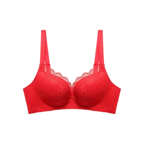 Sharefun Бюстгальтер Женский Праздничный Красный
