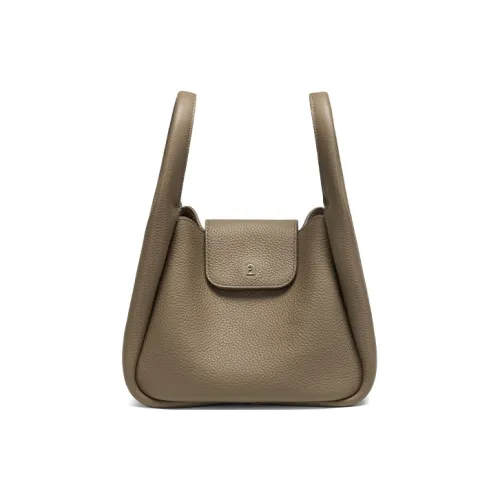 La Festin Сумка из крупнозернистой текстуры кожа коровы одно плечо средний размер женский кокосово-молочный белый графитовый черный