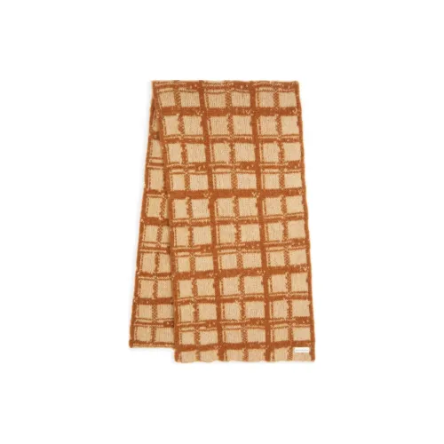 DRIES VAN NOTEN Вязаные шарфы из альпаки Женские CAMEL