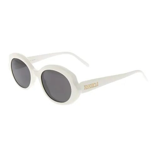 LOEWE Ацетат OVAL SUNGLASSES Женские Белые