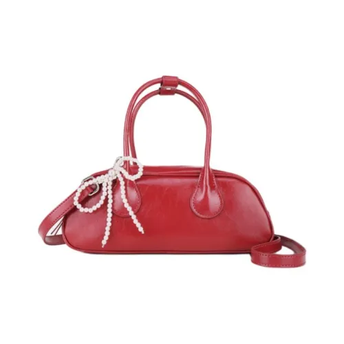 DEERE JACK Сумка через плечо из натуральной коровьей кожи маленькая женская красная