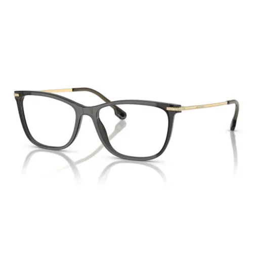 VERSACE Металл Ацетат Прямоугольные Оправы для очков Женские Черные