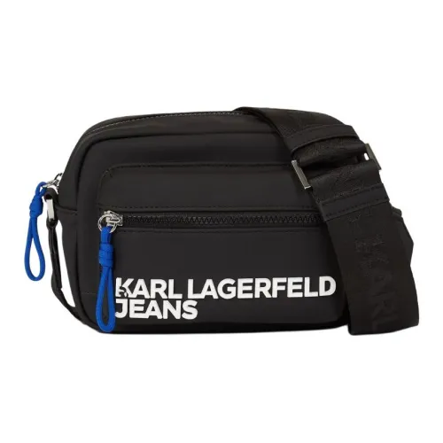 KARL LAGERFELD Полиуретан Сумка через плечо Стандартная Мужская Черная