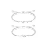 Любовь Сердце Бабочка Лучший друг Браслет