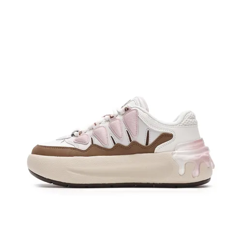 FILA CARROT 2 Скейтборд Кроссовки Низкие Белые Средний Hundred/Жареный кокосовый Оболочка Коричневые Женские