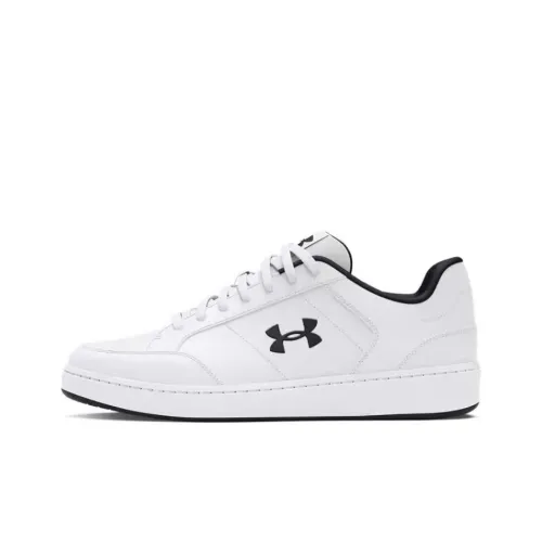 Under Armour Official Износостойкий и Легкий Низкий Топ Кроссовки для скейтбординга Мужские Белый Черный