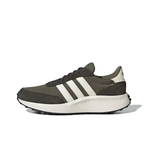 Adidas Run 70S Беговые кроссовки Низкий Топ Оливково-зеленый Мужской