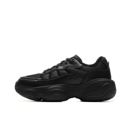 LINING Беговые кроссовки Low Top Черные Женские
