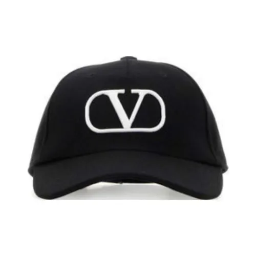 Valentino Хлопок Бейсболки Мужские Черные