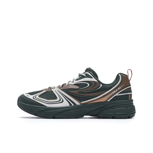 FILA Повседневный Низкий Топ Зеленый Сосна Лес/Береза Серебряный Мужской