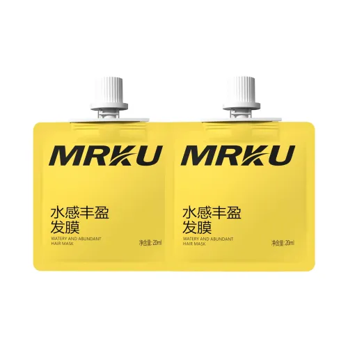 MRKU Aquatic Полная Маска для Волос Гладящая Уход за Поврежденными Волосами Восстанавливающая Увлажняющая Блестящая Контроль Пушистости