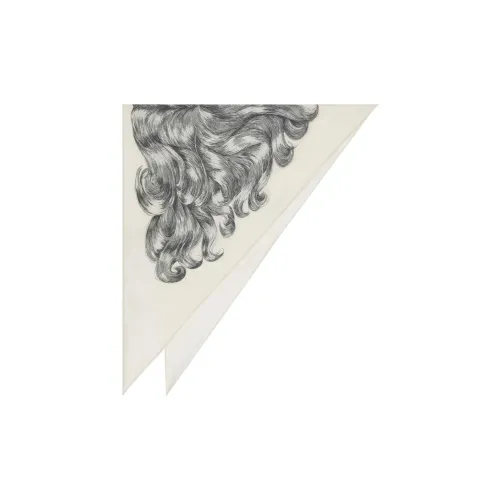 GIVENCHY Шелковые шарфы Мужской Ecru