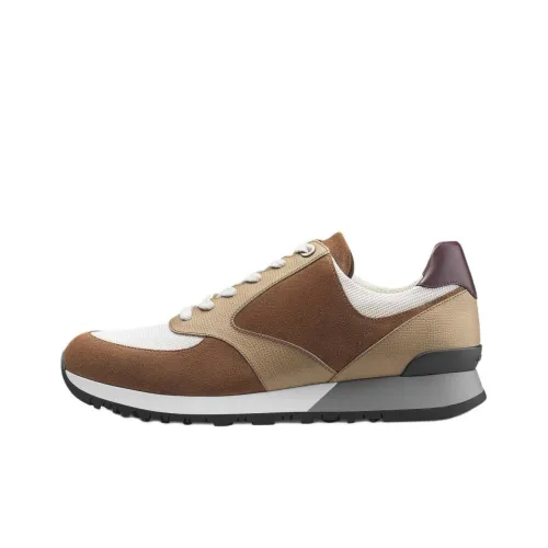 JOHN LOBB Повседневный Низкий Топ Коричневый/Белый Мужской