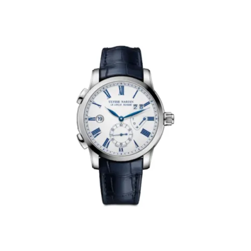 ULYSSE NARDIN Автоматический Механический Часы Мужские Gilt Collection 42 мм Белые