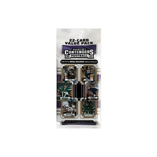 Панини 22 Панини Контендеры Футбол NFL Регби Толстая Сумка EDITION Спортивные Карты 1 Упаковка