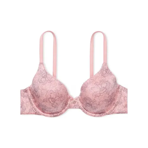 Victoria's Secret Центральная часть BY Victoria Легко подкладанная Кружевная отделка Полное покрытие PLOF Бюстгальтер Женские Розовый