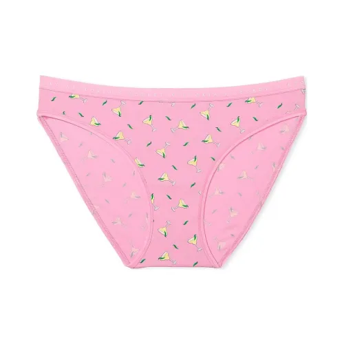 Victoria's Secret Эластичный хлопок Бикини Panty Spicy Margartias Нижнее белье Женские 1 упаковка Розовый