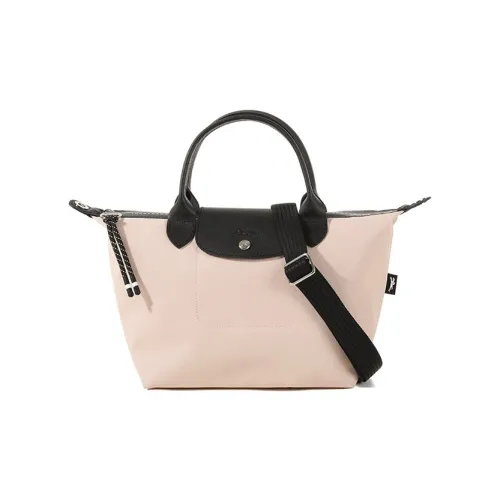 LONGCHAMP Le Pliage Energy Переработанный Холст Переплет Сумка Сумка через плечо Женская Цвет телесный