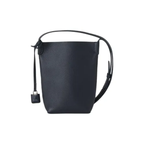 Loro Piana Чехол для телефона из коровьей кожи Мужской Морской синий