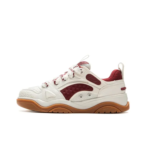 Подкладка Jingcheng 2,0 V2 противоскользящие амортизация увеличение высоты низкий топ кроссовки для скейтбординга женские белые красные