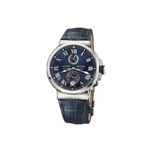 ULYSSE NARDIN Автоматический Механический Часы Мужские Nautical Collection 43 мм Синий