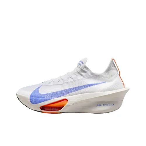 Nike Air Zoom Alphafly Next% 3 Low Топ Повседневные Беговые Кроссовки Мужские Белые Синие и Оранжевые