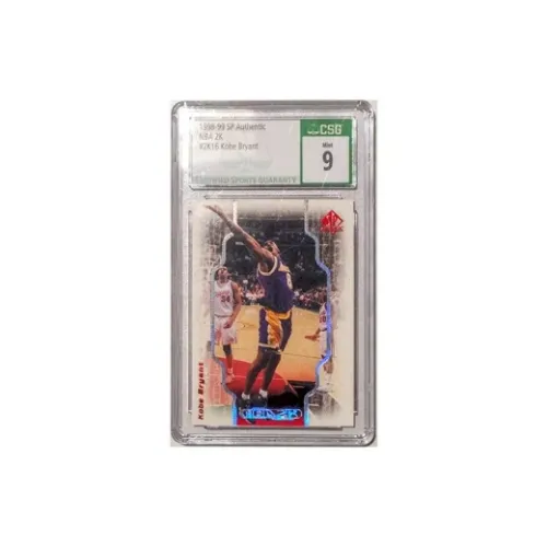 Yi Shot Kobe Игрок Карта 1998-1999 SP Аутентичный NBA 2K Kobe Bryant CSG Рейтинг 9 20+ лет Спортивная карта 1 шт