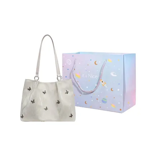 GOX ПУ (полиуретан) Тоут Сумка Сумка для покупок Сумка на плечо Женская Бежевая Серебряная Черная Синяя