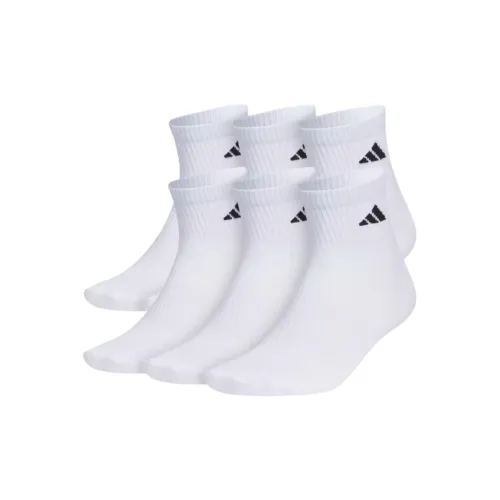 Adidas 6 пар белых мужских носков
