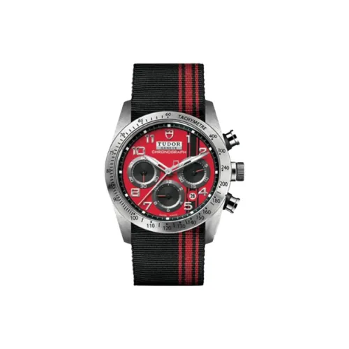TUDOR FASTRIDER Collection Автоматический Механический Механизм Мужские Часы Часы 42 мм Красный Циферблат