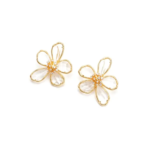 HYMAN KEVIN Copper Alloy Stud Earrings Women's