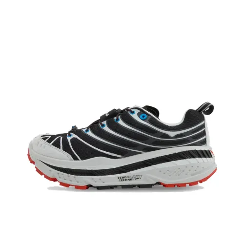 HOKA ONE ONE Stinson Evo OG Low Топ Повседневная Обувь для Трейл-Бега Унисекс Черный Серый