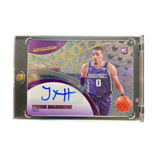 Панини Тале Tyrese Haliburton Звезда Карта Новые Звезды Фирменная Карта Подпись Спортивные Карты 1 Размер