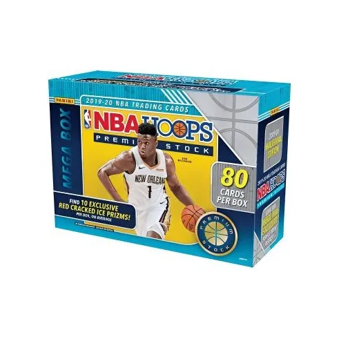 PANINI NBA Баскетбольная карта 2019 20 Hoops Премиум Stock Mega Коробка Спортивные карты Целая коробка