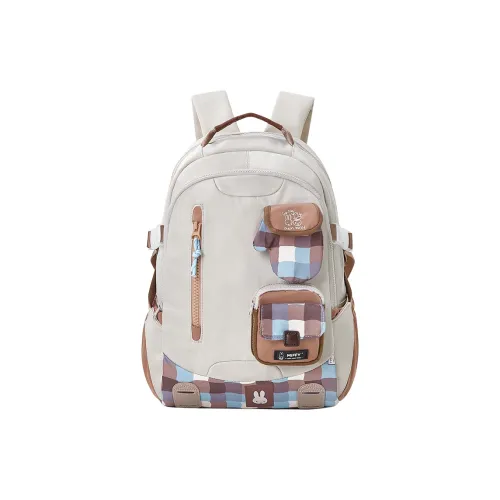 MIFFY Ткань Рюкзак Женские Хаки Розовый