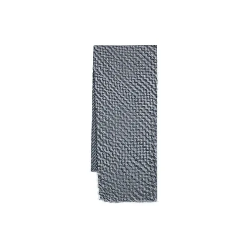 GIORGIO ARMANI Новая шерсть Вязаные шарфы Мужской Синий