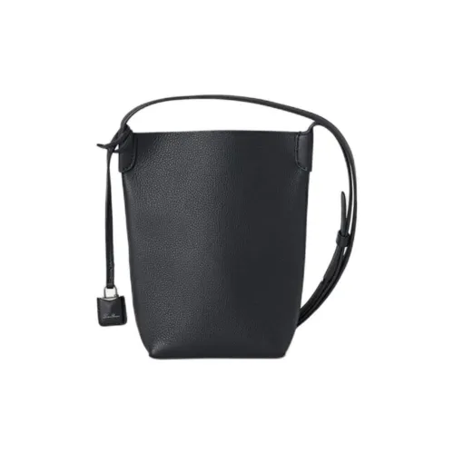 Loro Piana Чехол для телефона из коровьей кожи Мужской Черный Металлический Медный