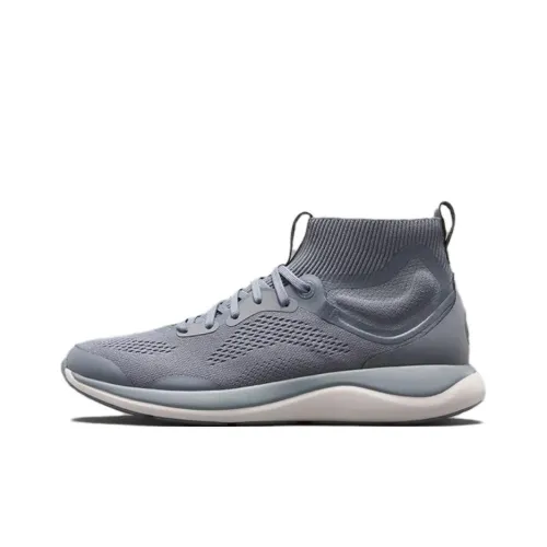 lululemon Chargefeel Slip-resistant Abrasion-resistant MID Топ Беговые кроссовки Женские Носорог Серый