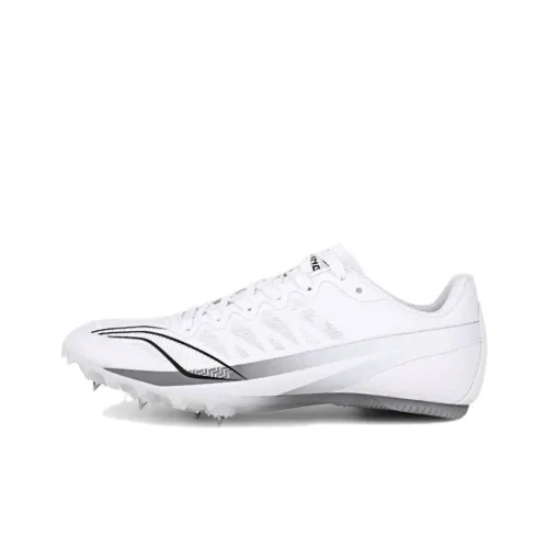 LINING Sports Life Collection Амортизация Износостойкие Низкие Кроссовки для Бега Унисекс Белый Серый