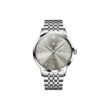 Стальной браслет, настоящий, серый.