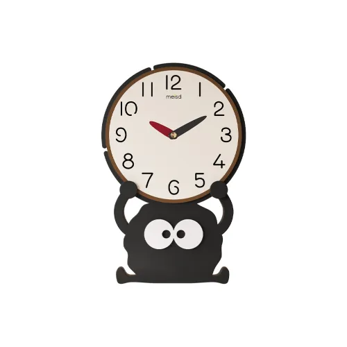 Meishida Механизм с плавным ходом секундной стрелки Настольные часы Унисекс Бежевый Циферблат часов