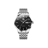 Стальной браслет, глубокий черный.