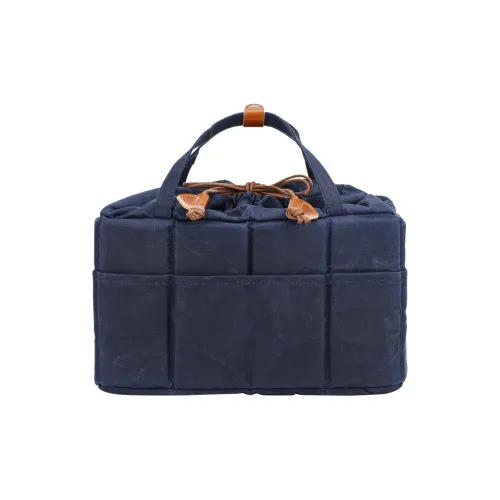 TTaG．baG Батик Холст Хранение Сумка Унисекс Синий Хаки