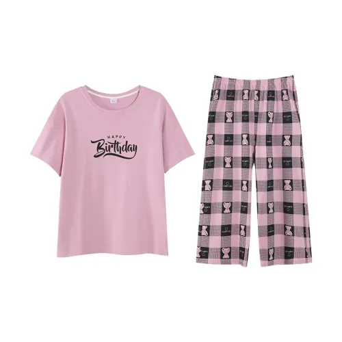 Song Qianya Пижамный комплект женский розовый