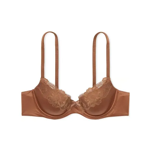 Victoria's Secret Центральная часть BY Victoria С легким кроем кружевная отделка полное покрытие Бюстгальтер Женская Карамель