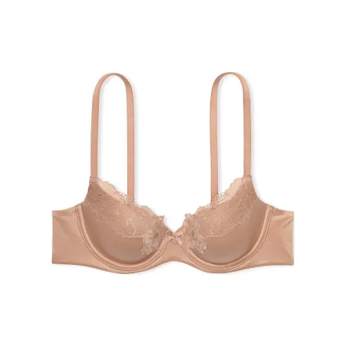 Victoria's Secret Центральная часть BY Victoria Легко Подкладанный Кружевной Отделка Demi Бюстгальтер P Бюстгальтер Женские Пралине