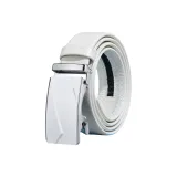 D Стильный автоматический ремешок, кожа коровы, белый